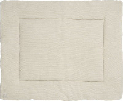 Jollein - tapis de jeu (nougat) - tricot basique - coton - tapis de jeu bébé - 80x100cm