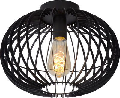 Lucide reda - plafonnier (plafonnier) - ø 32 cm - 1xe27 - noir