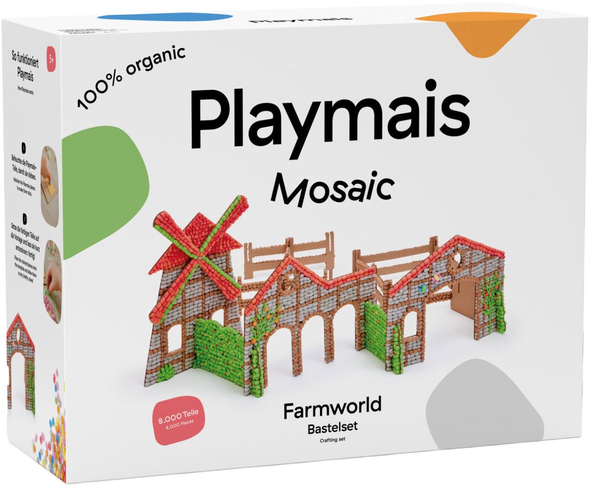 Set de ferme en mosaïque Playmais - 8000 pcs.