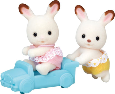 Epoch Sylvanian Families 5420 Twin Chocolate Rabbit
