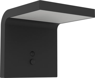 Applique solaire d'extérieur Eglo spiante - énergie solaire - LED - 14 cm - noir et blanc