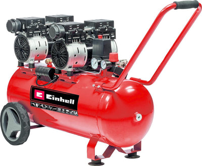 Compresseur électrique Einhell te-ac 50 silencieux - 1500 w - 8 bar - réservoir 50 l - capacité d'aspiration : 270 l min - 54 db (plus silencieux que les compresseurs normaux) - sans huile