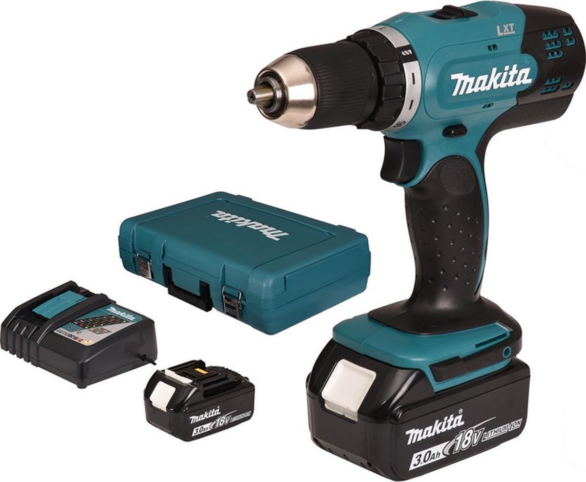 Makita ddf453rfe perceuse/visseuse | Batterie lithium-ion 18 V 3,0 Ah - DDF453RFE