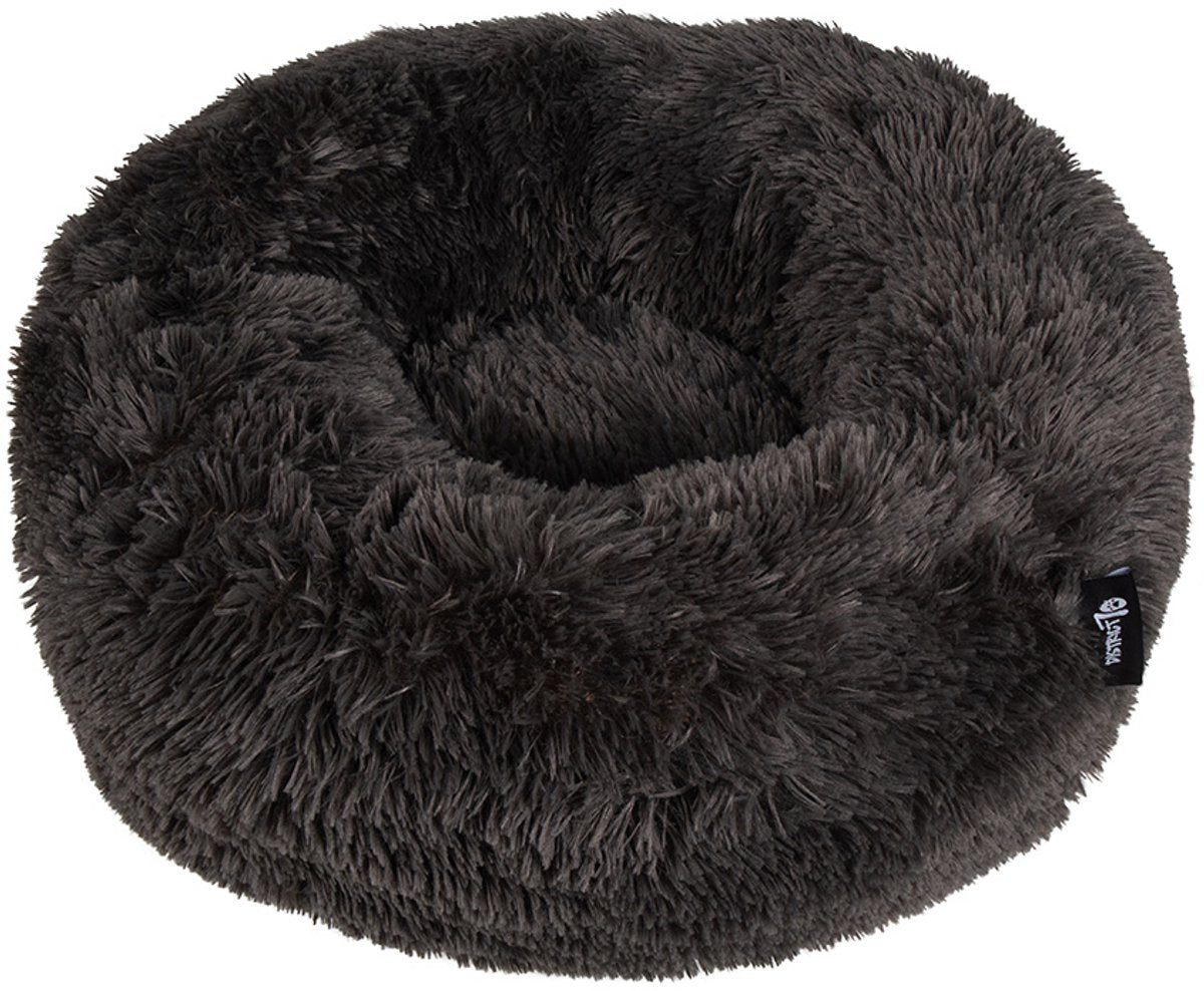 Lit pour chien District 70 fuzz donut - gris foncé - moyen ø 60 cm
