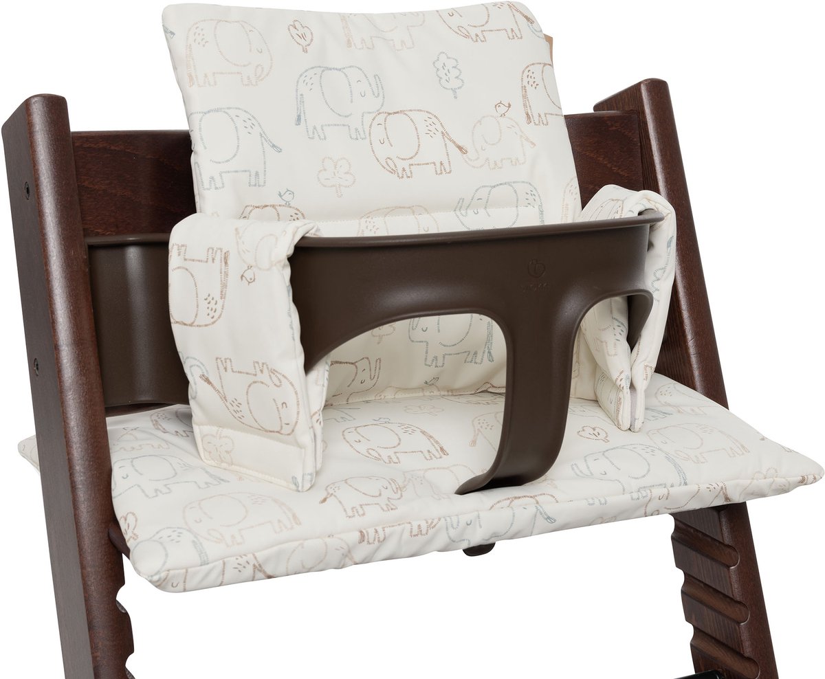 Jollein réducteur de chaise qui grandit - 46x30cm - contes d'éléphants