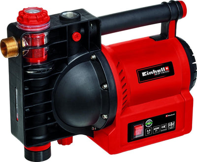 Pompe de jardin électrique Einhell ge-gp 1145 eco - 1100 w - 4500 l h - 4,8 bar - max. hauteur de refoulement : 48 m - max. hauteur d'aspiration : 8 m