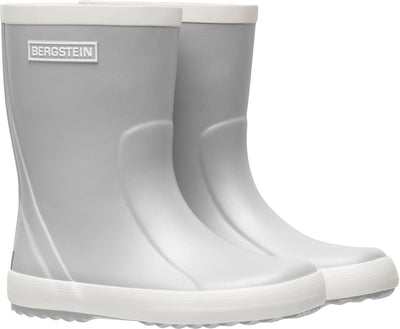 Bergstein bottes de pluie classic glam enfants - garçons - filles - argent