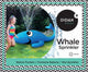 Piscine Didak - figurine gonflable - arroseur baleine - 110x45 cm