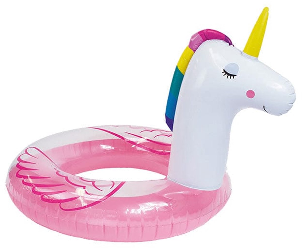 Dreamscape | Pneu de baignade animale à licorne blanc rose Ø 95 cm