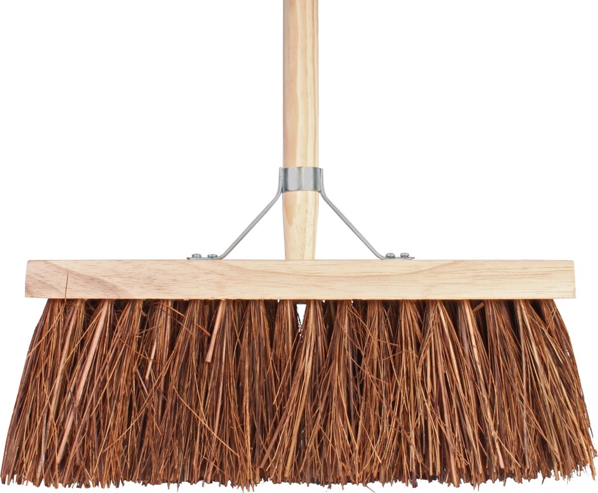 Outils de langage - balai - marron - 37 cm - manche 140 cm