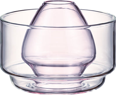 Support Hario Matcha Chasen avec bol - verre résistant à la chaleur - rose