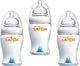 Biberon Munchkin - biberon à loquet en paquet de 3 - biberon 240 ml - biberon anti-colique