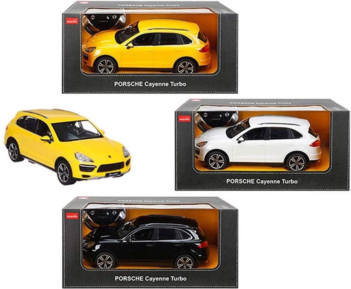 Rastar porsche cayenne turbo rc jaune - 1:14 - r c.