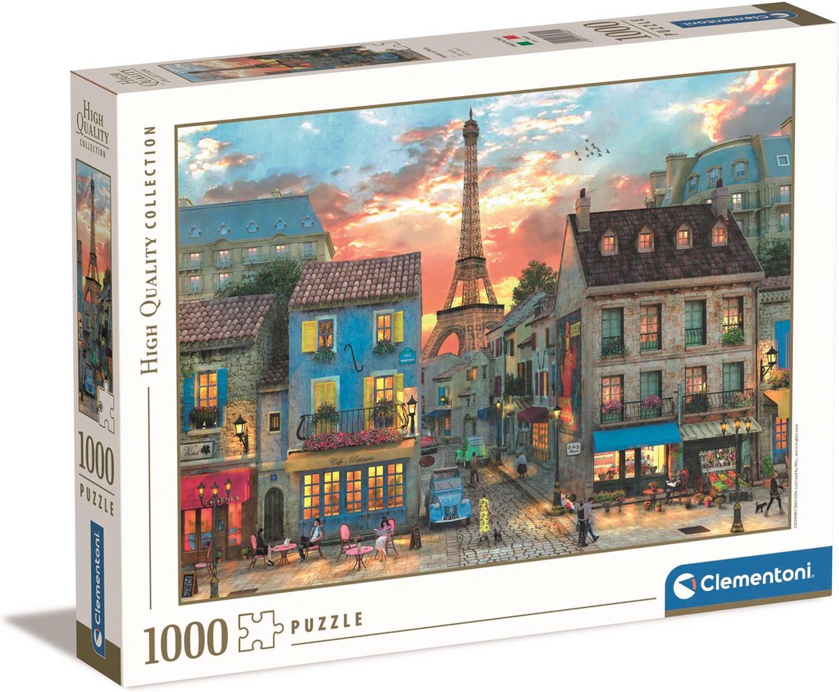 Clementoni Jigsaw Puzzle Streets of Paris, 1000st.