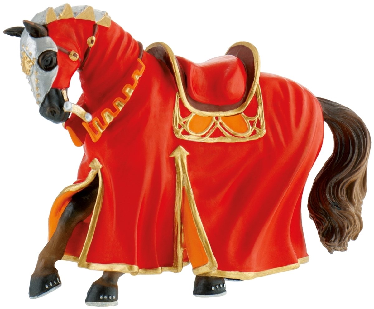 Cheval de tournoi Bullyland rouge (80768)