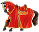 Cheval de tournoi Bullyland rouge (80768)