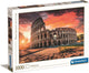 Clementoni - puzzle - 1000 pièces - coucher de soleil romain - puzzle pour adultes - collection de haute qualité