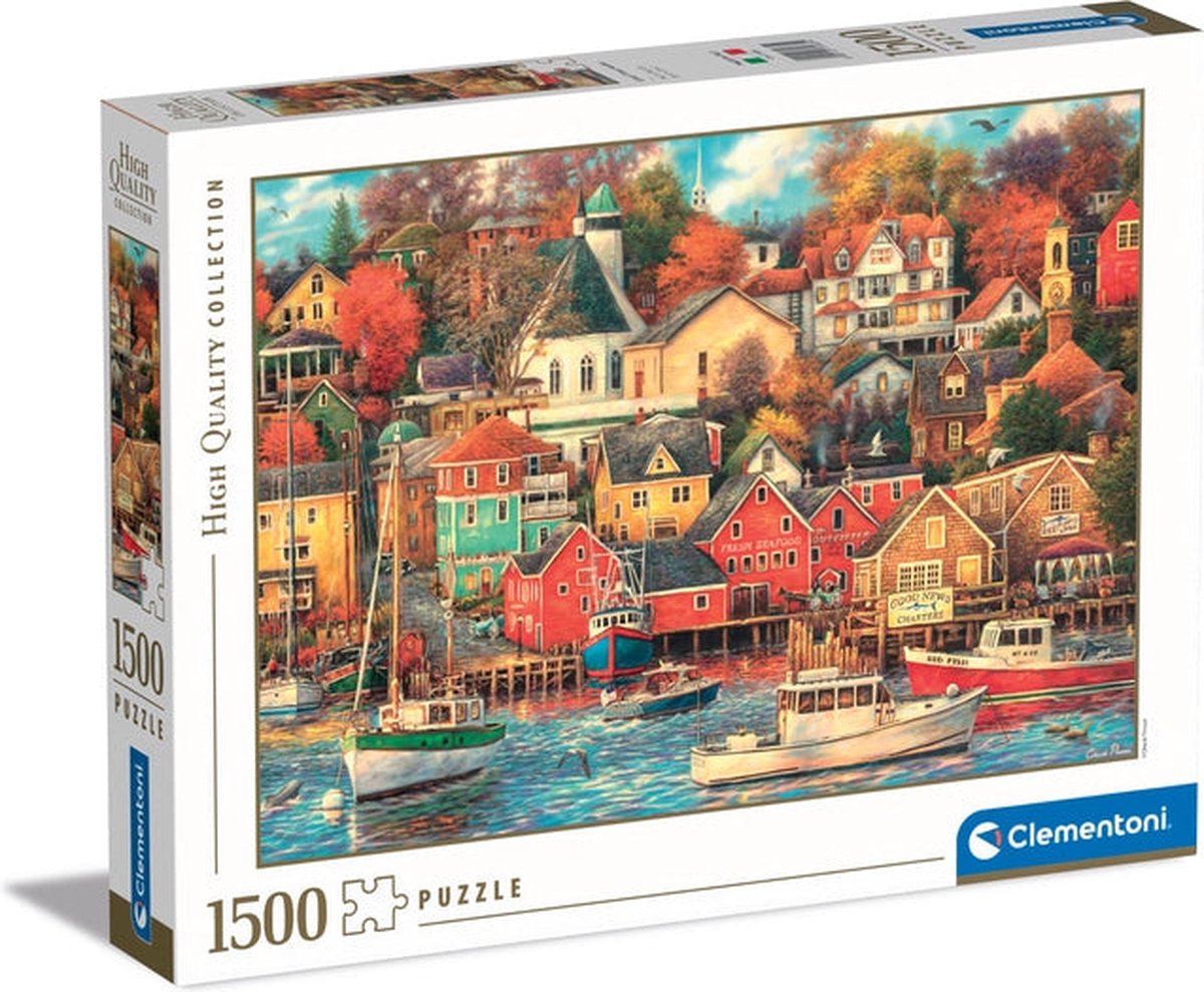 Clementoni - puzzle - 1500 pièces - Good Time Harbour - puzzle pour adultes et enfants - collection de haute qualité