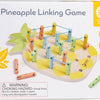 Classic World World Wooden Pineapple Connecting Game, 21dlg.