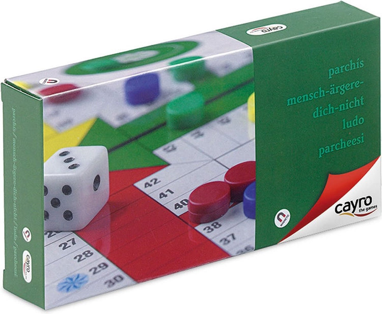 Geronimo games cayro - parcheesi magnétique petit - édition voyage - 2-4 joueurs - à partir de 6 ans
