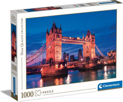 Clementoni - puzzle - 1000 pièces - Tower Bridge la nuit - puzzle pour adultes