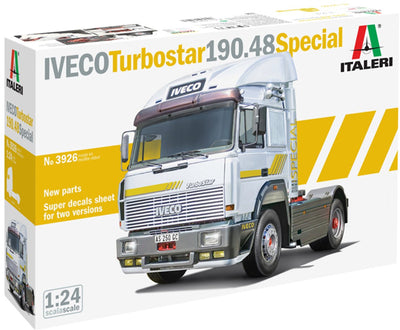 Italeri modélisme camions - 3926 iveco turbostar 190.48 spécial - camion plastique - 1:24 - modélisme