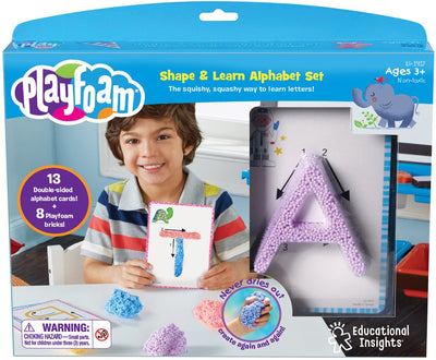 Ressources d'apprentissage ensemble d'alphabet d'apprentissage des formes Playfoam® - 3+