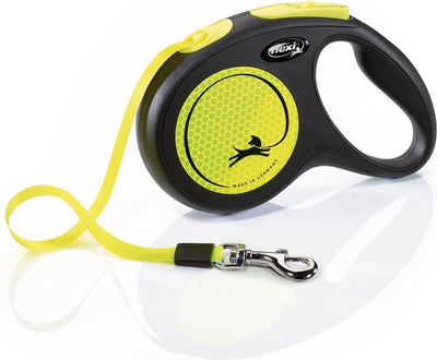 Flexi rollijn nouveau ruban néon jaune noir