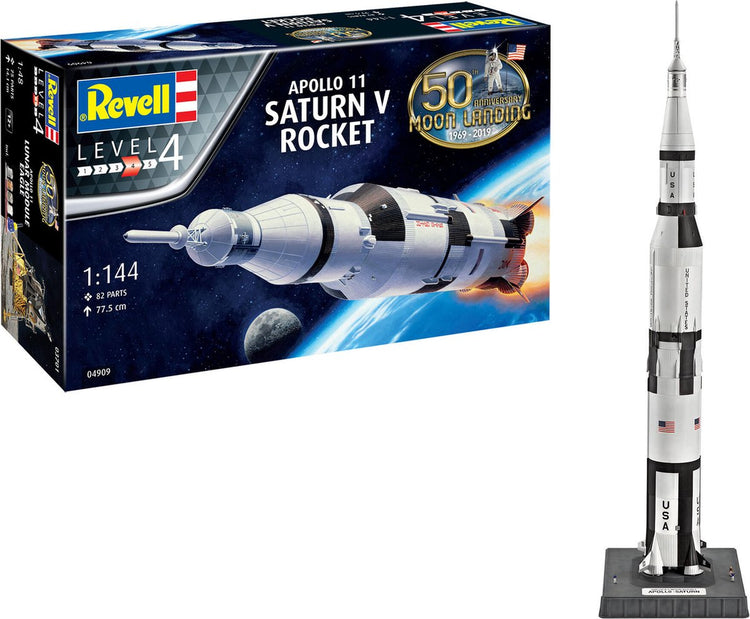 Revell maquette véhicule militaire - 04909 Apollo Saturn V plastique - 1:144 - modélisme