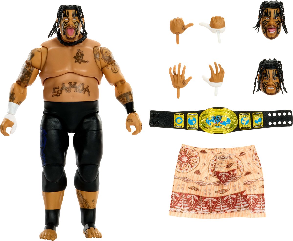 Mattel WWE Action Figure Ultimate Edition Umaga 6 pouces jouet.