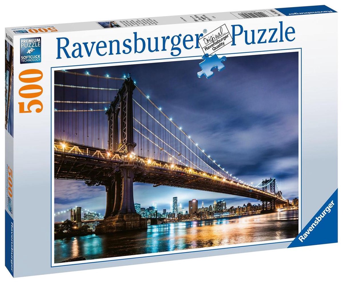 Ravensburger puzzle new york, la ville qui ne dort jamais - puzzle - 500 pièces