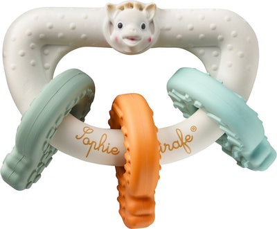 Clés de dentition texturées Sophie la girafe - clés de dentition pour bébés - dans un coffret cadeau de luxe - parfait comme cadeau de maternité