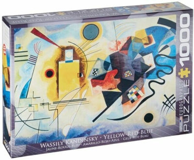 Eurographics - jaune-rouge-bleu [gelb-rot-blau] - Wassily Kandinsky - 1000 pièces 68×48cm (l×h) - puzzle d'art
