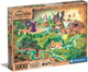 Clementoni - puzzle - 1000 pièces - carte narrative de Blanche Neige