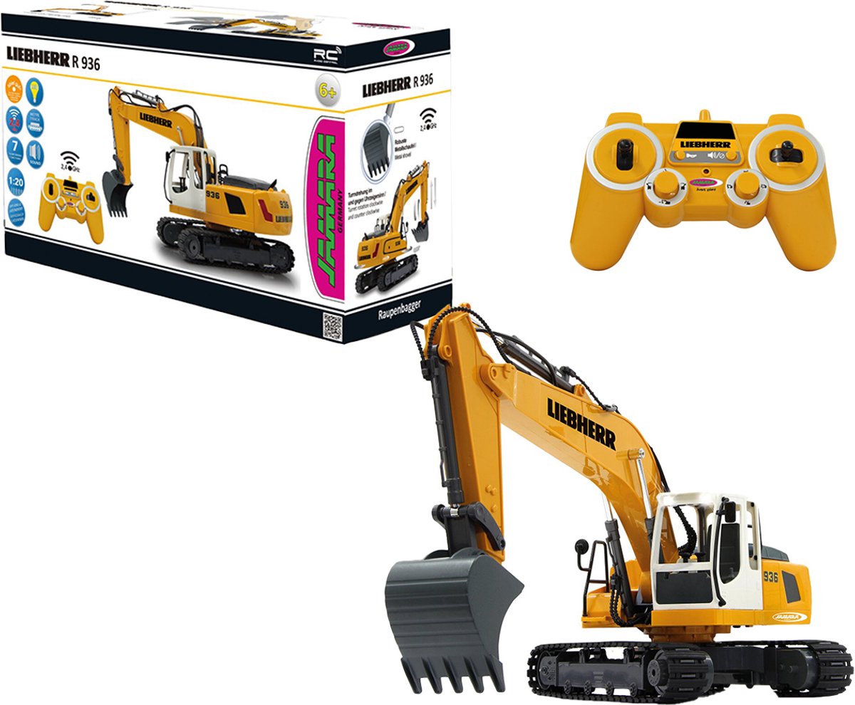 Jamara pelle liebherr r936 1:20 jaune 2.4ghz