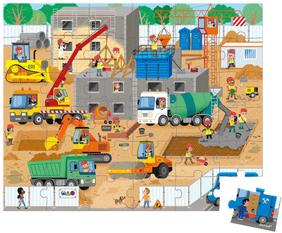 Janod - puzzle - sur le chantier