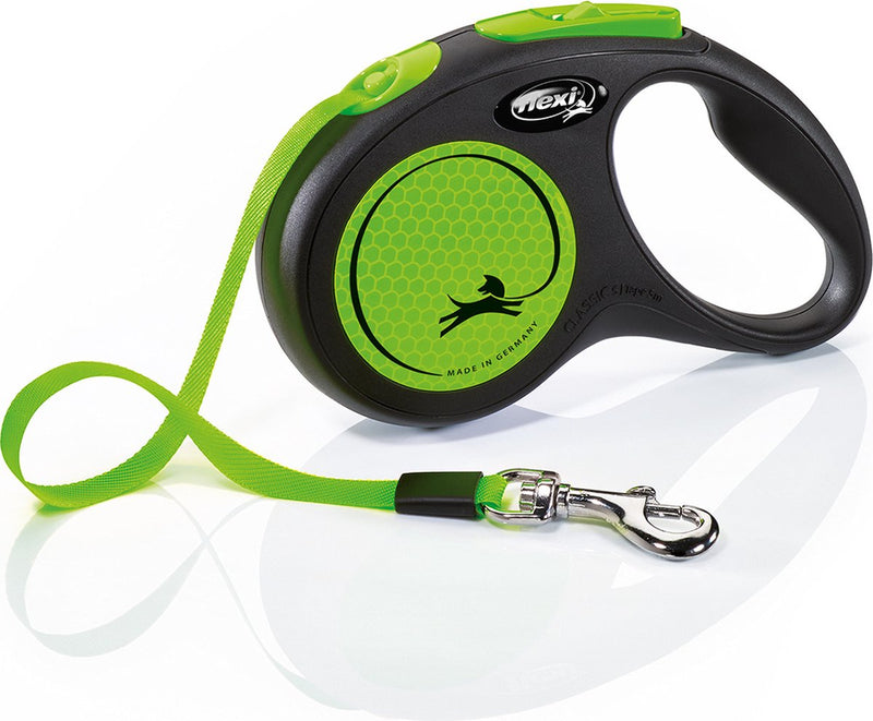 Flexi rollijn nouveau ruban néon vert noir