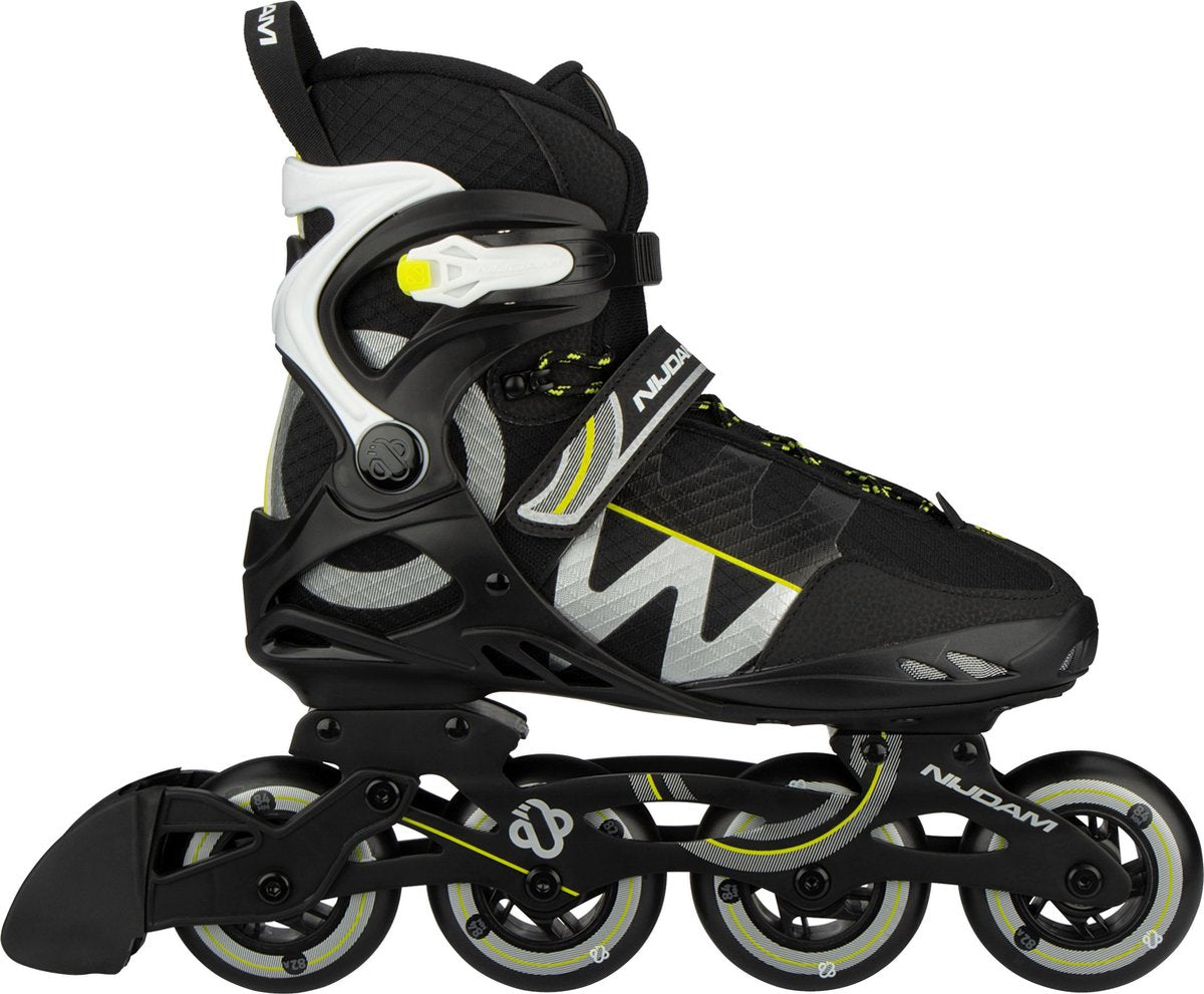 Nijdam rollers en ligne - adultes - circle rayzor - cadre aluminium - noir - taille 42