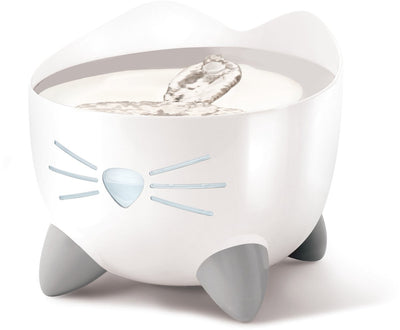 Catit fontaine pixi acier inoxydable - abreuvoir pour chat - ø20x16 cm blanc