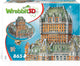 Puzzle 3D Wrebbit - château Frontenac - 865 pièces - jeu de construction.