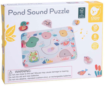 Piscine puzzle en bois du monde classique avec son