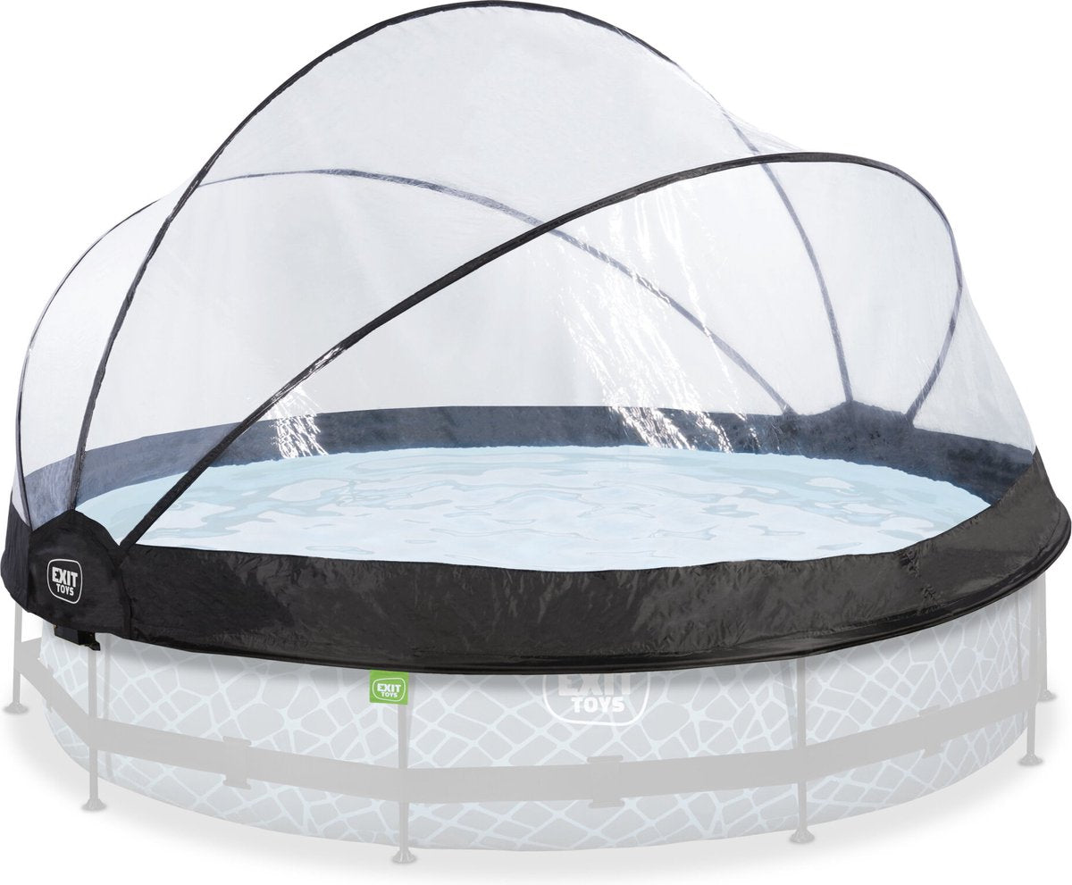 Exit toys exit auvent de piscine eco ø366cm - dôme de piscine - universel - accessoire de piscine - résistant aux intempéries