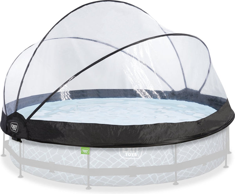 Exit toys exit auvent de piscine eco ø366cm - dôme de piscine - universel - accessoire de piscine - résistant aux intempéries