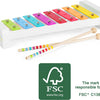 Sound xylophone en bois de petit pied