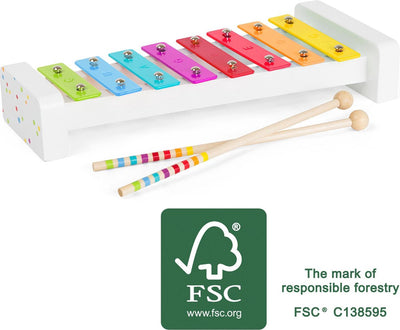 Sound xylophone en bois de petit pied