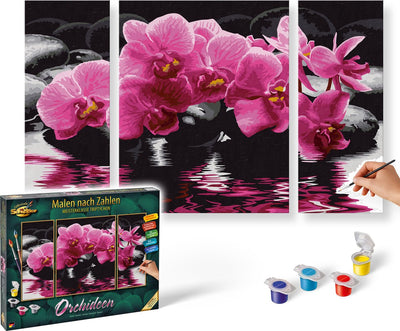 Schipper peinture par numéros - orchidées - forfait passe-temps