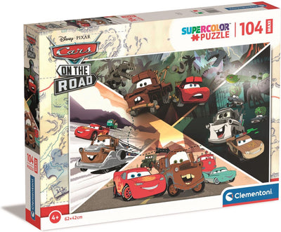 Clementoni Jigsaw Puzzle Super Color Maxi Cars, 104st.