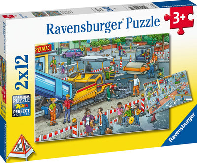 Ravensburger - Travaille sur le puzzle Reeg 2x12 Pièces