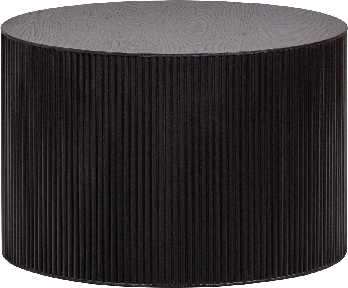 Table d'appoint Woood sanne - mdf - noir - 40x60x60