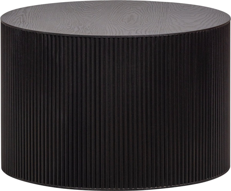 Table d'appoint Woood sanne - mdf - noir - 40x60x60